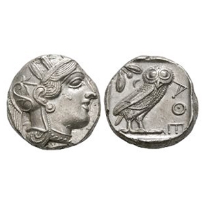 Ancient Greek Coins - Attica - Athens - Owl AR Tetradrachm