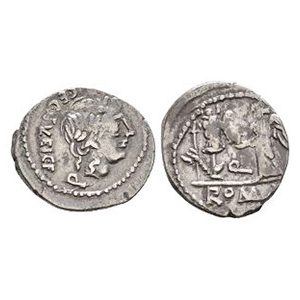 Ancient Roman Republican Coins - C Egnatuleius C f - Victory AR Quinarius