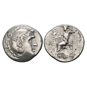 Ancient Greek Coins - Macedonia - Alexander III (the Great) - Zeus AR Tetradrachm