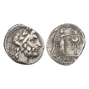 Ancient Roman Republican Coins - Cn Cornelius Lentulus - Victory AR Quinarius