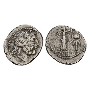 Ancient Roman Republican Coins - Cn Cornelius Lentulus - Victory AR Quinarius