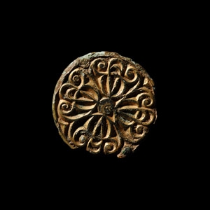 Winchester Style Chip-Carved Brooch