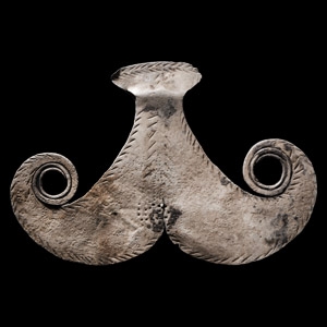 Elamite Silver Female Idol Pendant