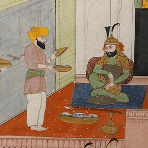 Framed Watercolour Painting of a Noblemans Residence