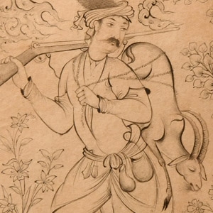 Framed Watercolour Sketch by Amamy