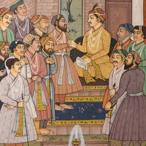 Framed Indian Watercolour Painting