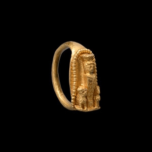 Gold Ring with Artemis of Ephesus
