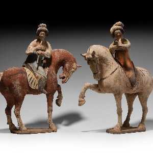 Tang Musicians on Horseback