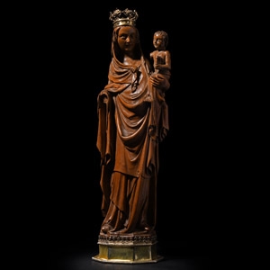 Isle-de-France Virgin and Child Statuette
