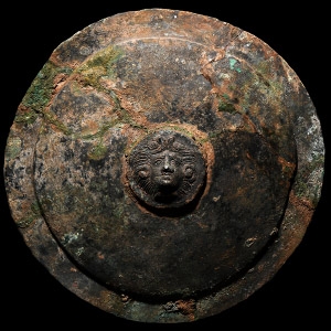 Gladiatorial Shield with Medusa Head