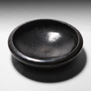 Black-Glazed Athenian Plate