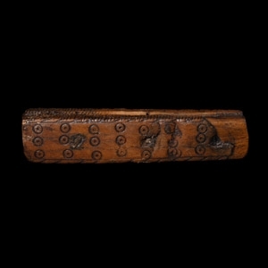 Medieval Decorated Bone Artefact