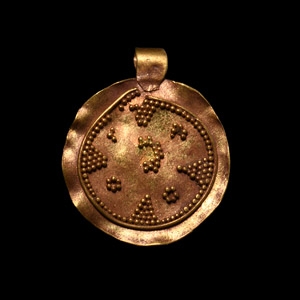 Migration Period Gold Filigree Bracteate Pendant
