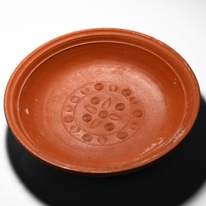 Decorated Redware Bowl