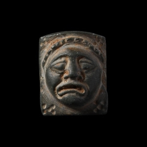 Roman Tragic Mask Applique