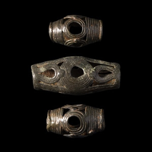 Amlash Bronze Cage Bead Collection