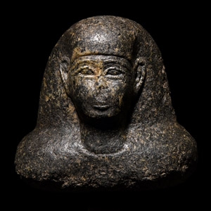 Diorite Bust of a Dignitary