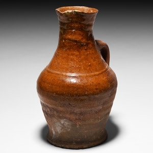 English Medieval Handled Flask