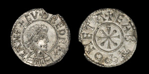 Saxon Cuthred - Canterbury / Eaba - Portrait Penny