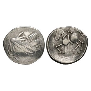 Celtic Iron Age Coins - Danubian Celts - Imitative Horse AR Stater