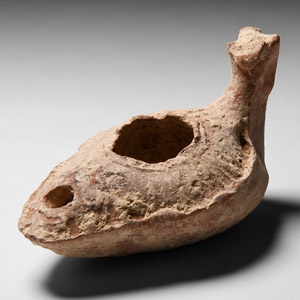 Byzantine Animal-Headed Lamp