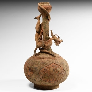 Chinese Style Funerary Vase