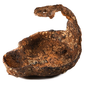 The Ousden Roman Iron Hanging Oil Lamp