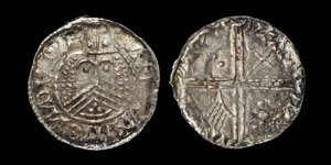 World Ireland - Hiberno Norse - Helmetted Facing Bust Penny
