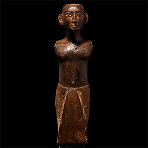 Wooden Dignitary Figure