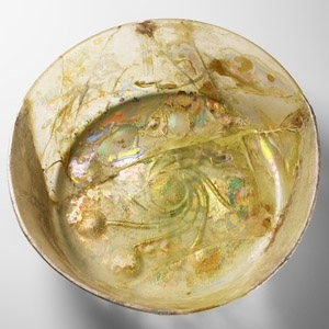 Roman Decorated Glass Bowl