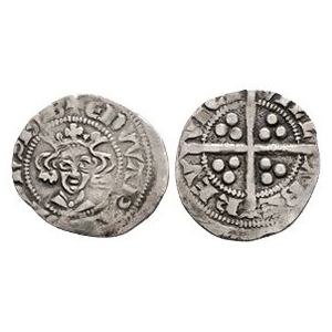 English Medieval Coins - Edward I - Berwick upon Tweed - Long Cross Penny