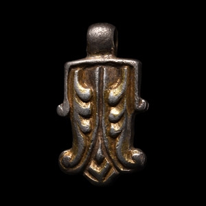 Khazar Silver-Gilt Sword Belt Hanger