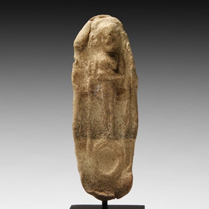 Old Babylonian Terracotta Plaque with Goddess