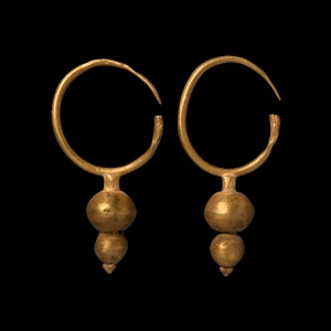 Western Asiatic Gold Earrings