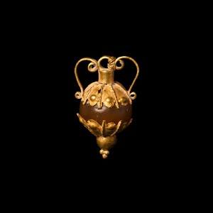 Hellenistic Gold Amphora Pendant