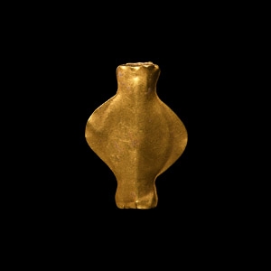 Western Asiatic Gold Butterfly Bead