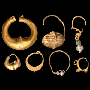 Western Asiatic Gold Earring Group