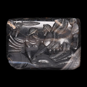 Neoclassical Gemstone Plaque