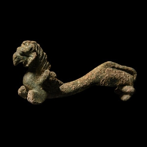 Western Asiatic Bronze Gryphon Statuette