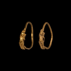 Gold Eros Earrings