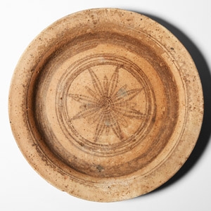 Western Asiatic Ceramic Dish with Star