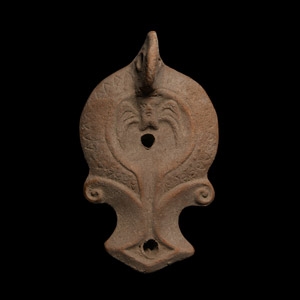 Herodian Oil Lamp with Winged God