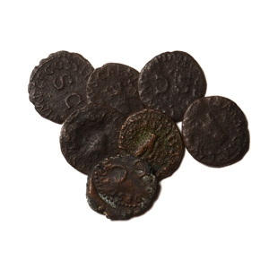 Ancient Roman Imperial Coins - Claudius - AE Quadrans Group [7]