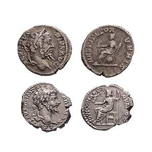 Ancient Roman Imperial Coins - Septimius Severus - AR Denarii Group [2]
