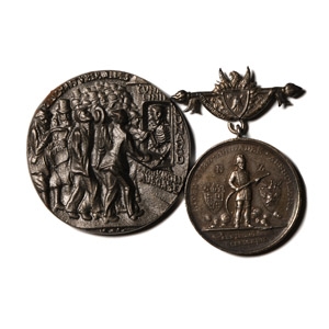 English Award Medals - Fire Brigades Long Service and British Lusitania Medal Group [2]