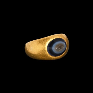 Gold Ring with Ant Intaglio