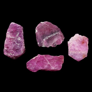 Natural History - 54 Carat Ruby Crystal Group