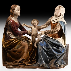 Virgin and Child with Saint Anne from the Workshop of Niklaus Weckmann