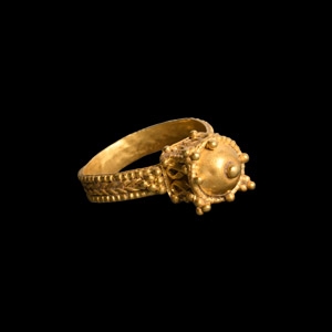 Gold Architectural Ring