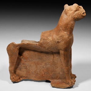 Large Etruscan Panther Sculpture